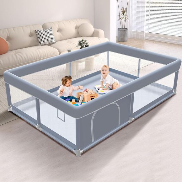 New Baby Playpen, Toddler or Pet Play Yard 63 x 50 - Picture 1 of 7
